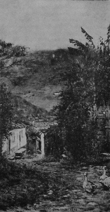 Paisaje de Ouro Preto de Henrique Bernardelli